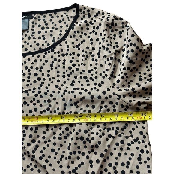 Ann Taylor Polka Dot Blouse - Picture 3 of 7
